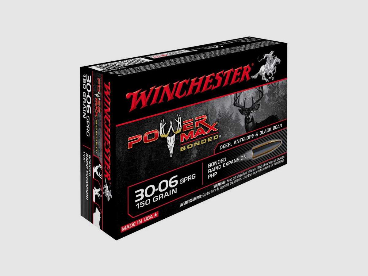 Patronen 30-06SPR POWER MAX BONDED 150GR X20