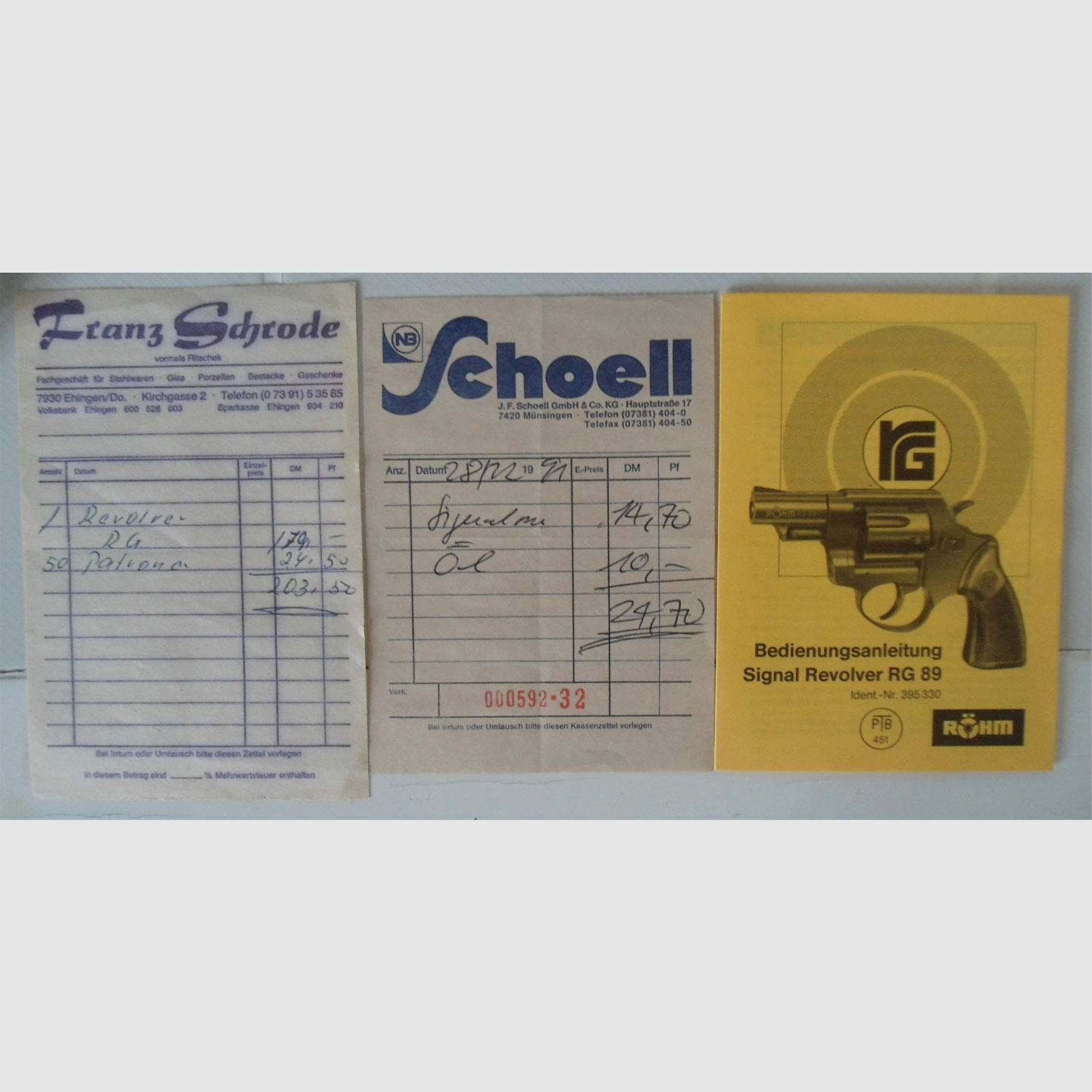 Signal Revolver RG 89 @ fully functional @ only used 3 times on New Year's Eve - grab it