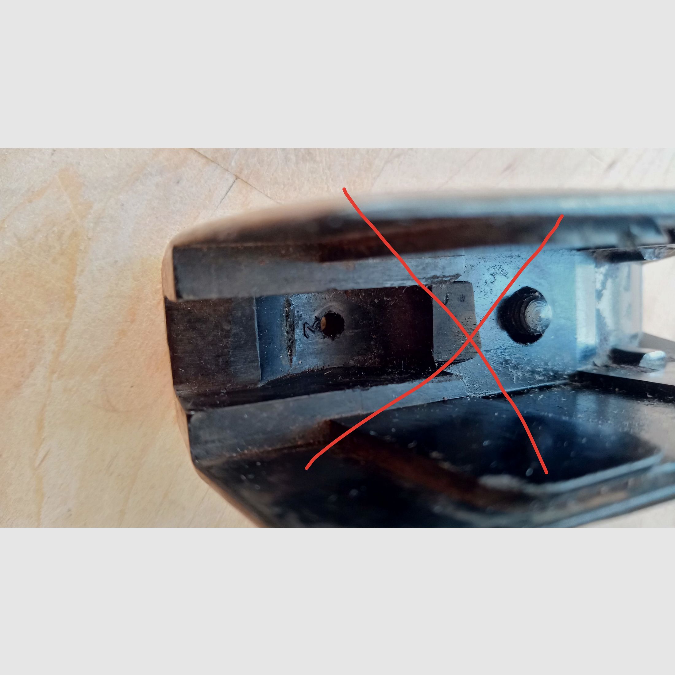 Black Bakelite grip panels for DDR police pistol-M incl. screw / Vintage grip for East German Makarov // 8 rounds PM 9x18