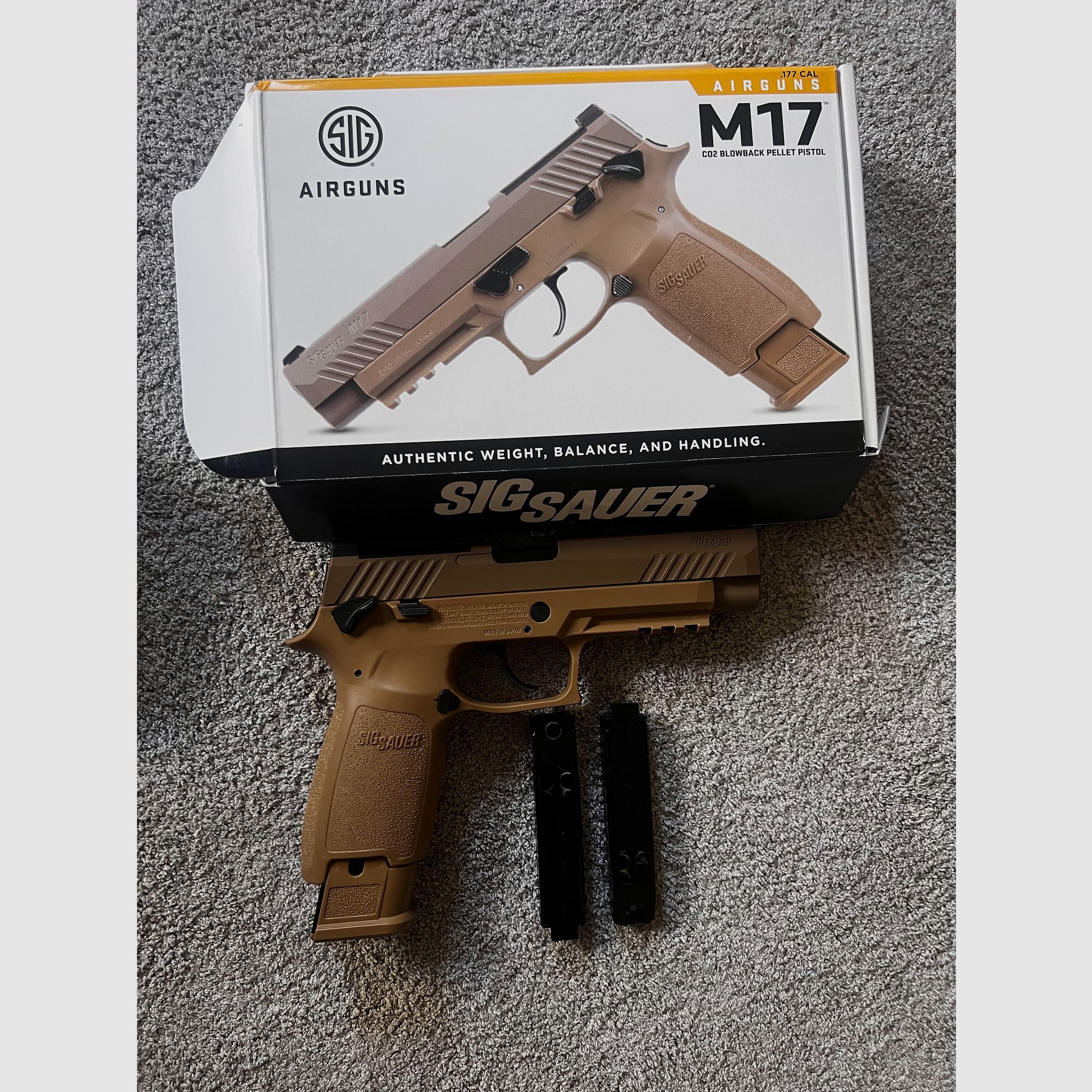 Sig Sauer P320 M17 4.5mm Diabolo Co2