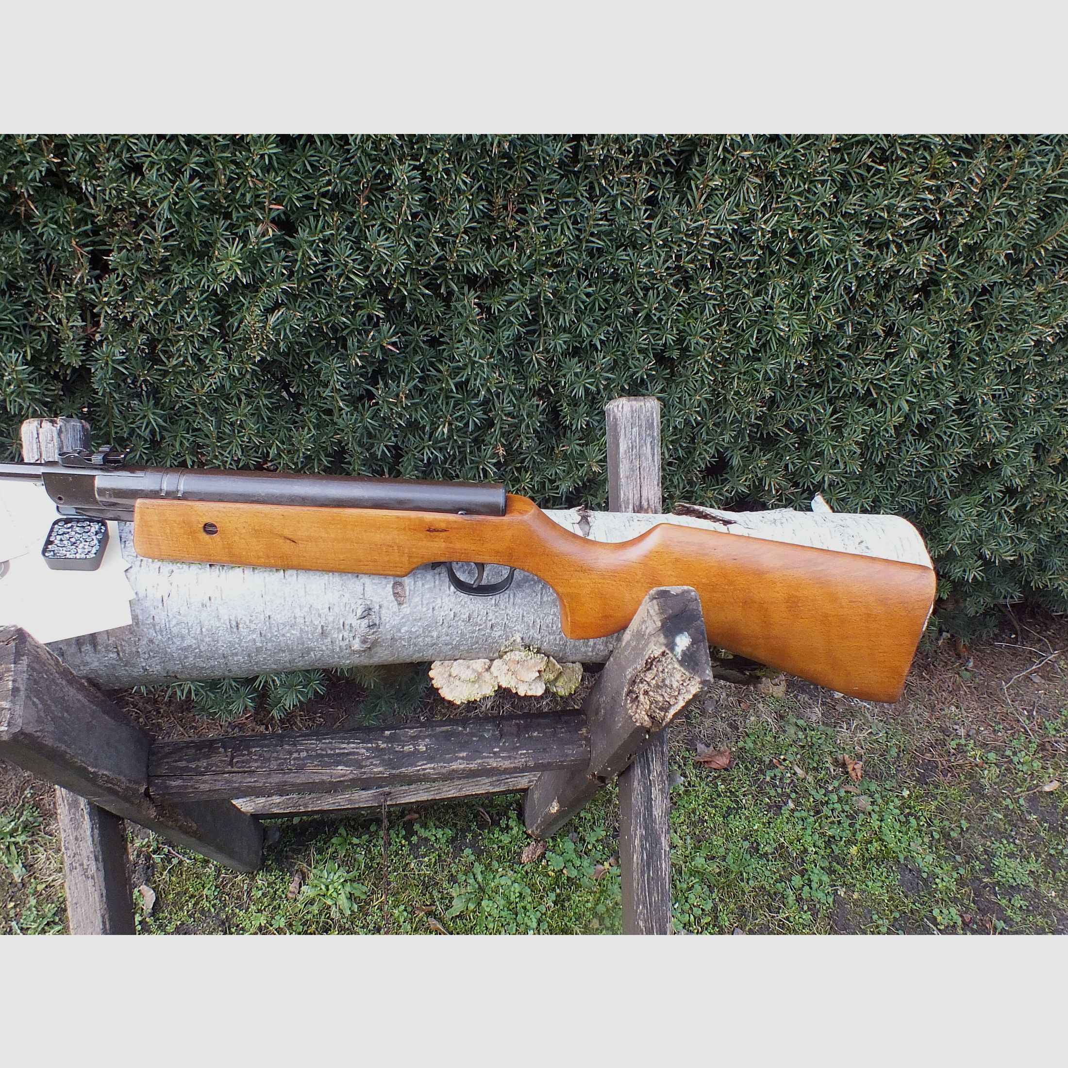 Rifle de aire comprimido Suhler Haenel 300- 3 con culata deportiva, RDA