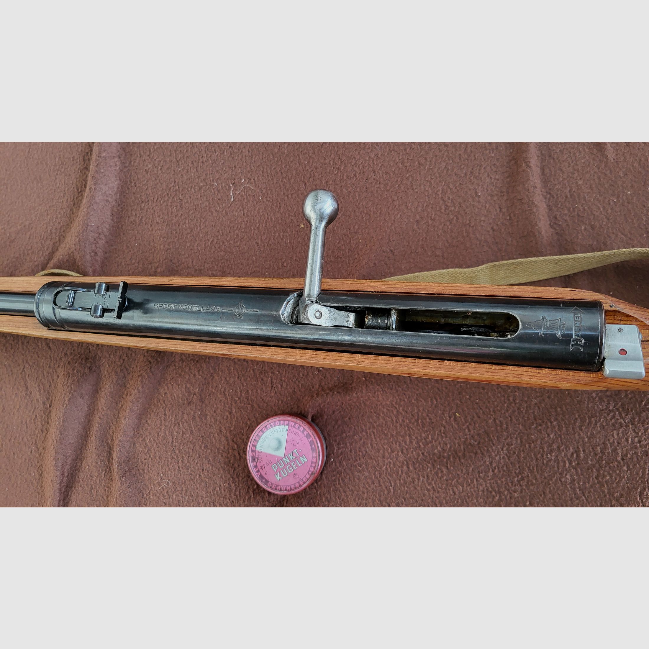 Air rifle with magazine Haenel 49a