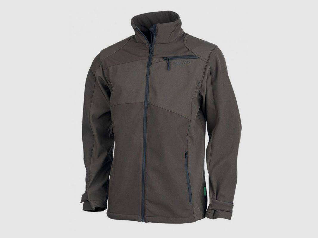 JACKE FÜR DIE JAGD TREELAND SOFTSHELL GRÜN