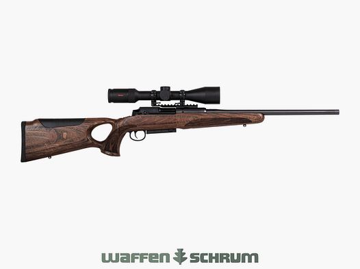 Mauser M25 Max oferta completa izquierda / Set Mauser 25 Max incluyendo mira telescópica con montaje desmontable, silenciador opcional