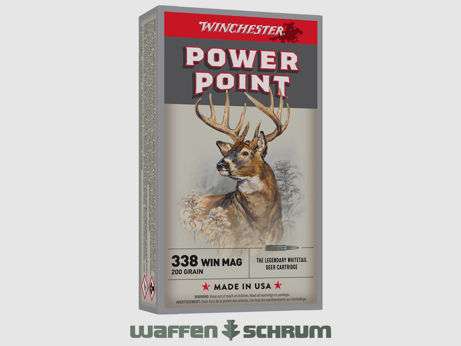 Winchester SuperX Power Point 13,0g .338WinMag - 200gr