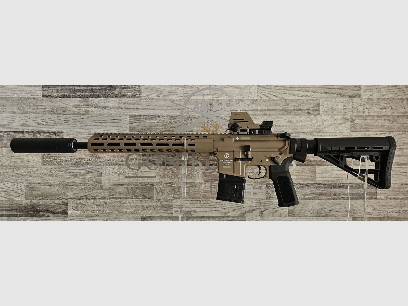 Schmeisser AR-15 M4FL OD Green 14,5" Kal. .223Rem. - Komplettset - versandkostenfrei - Neuware vom Fachhandel