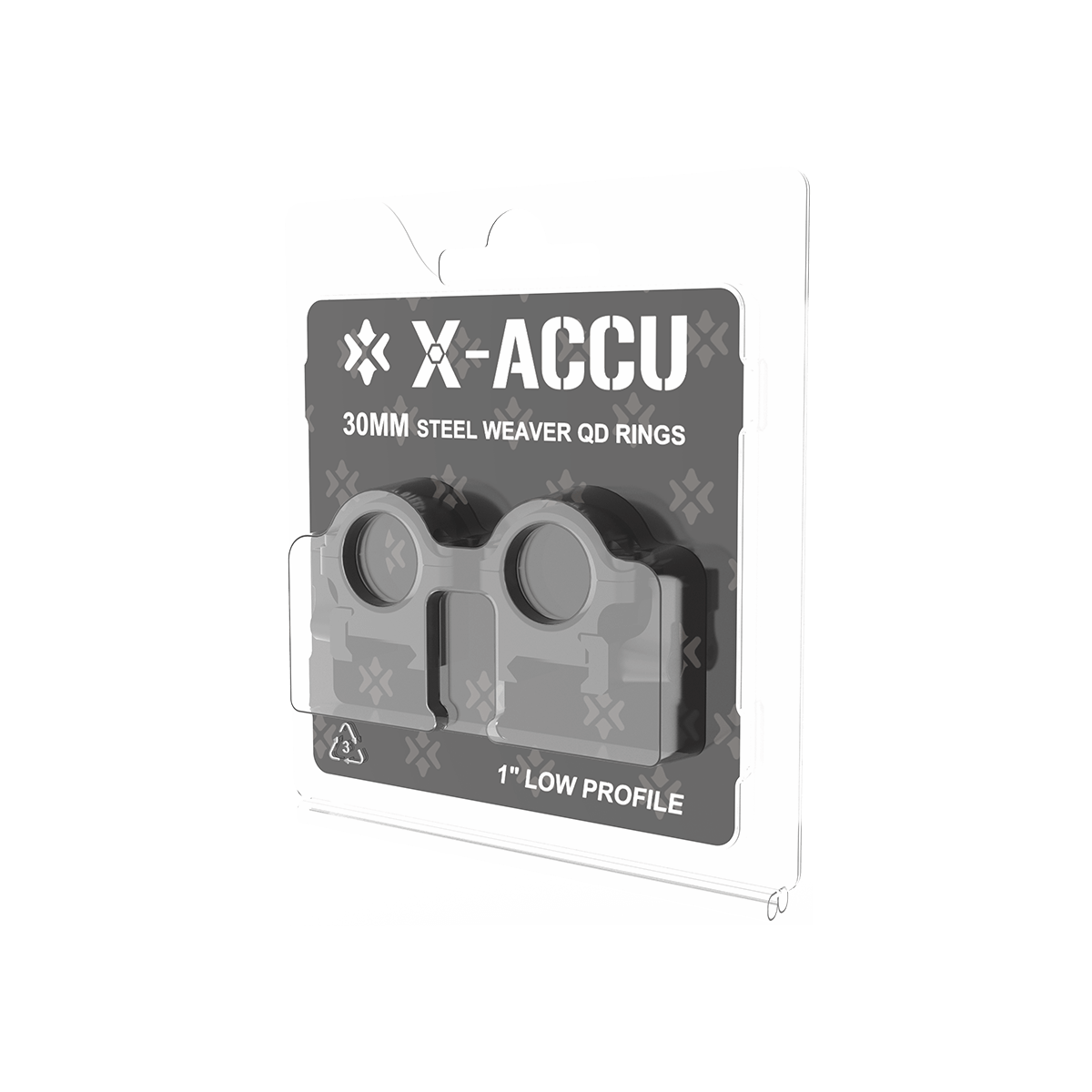 Ring set Vector X-Accu, QD, 30 mm, 1", Weaver rail – low, image 8 of 10