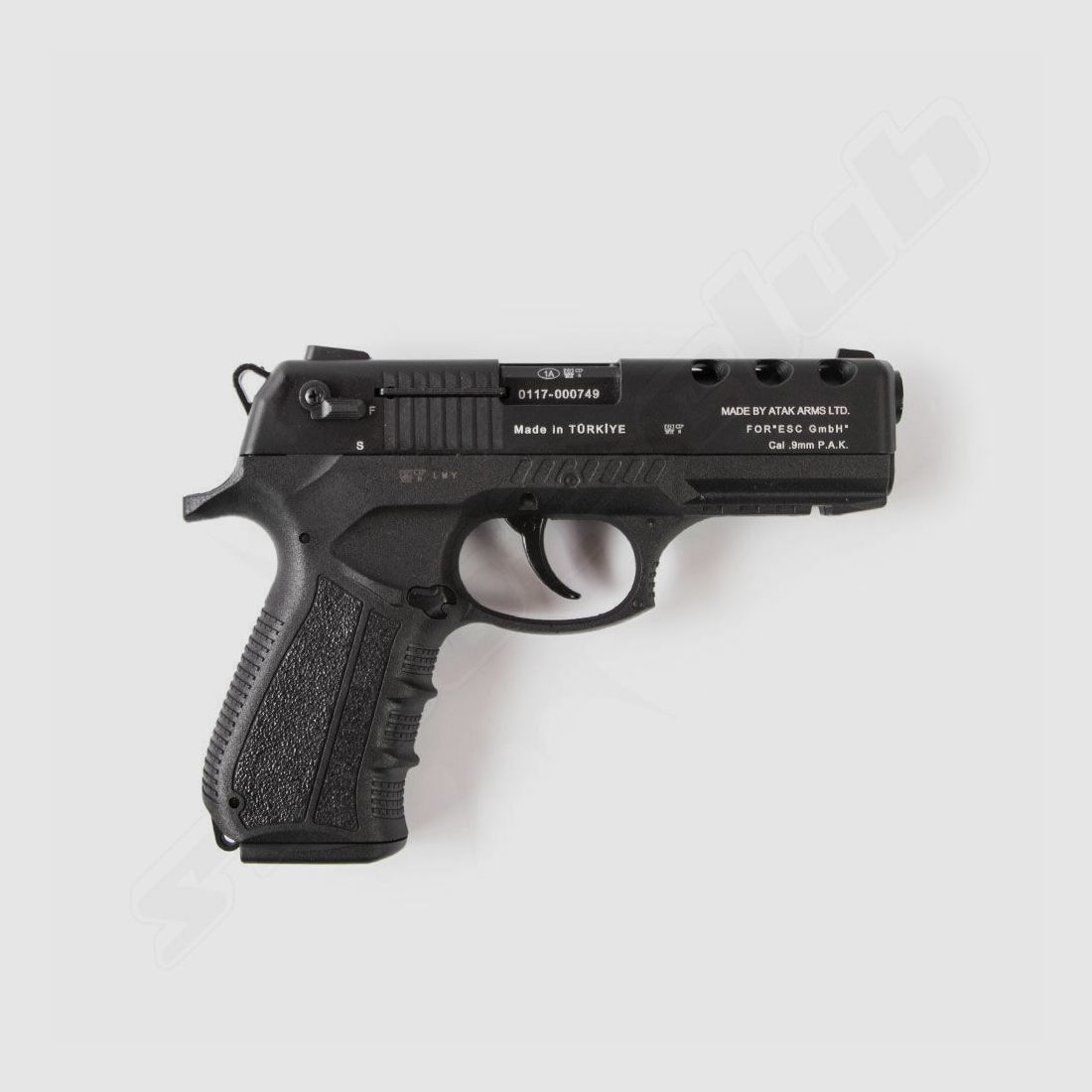 Zoraki 4918 schietpistool/ zwart/ 9mm P.A.K.