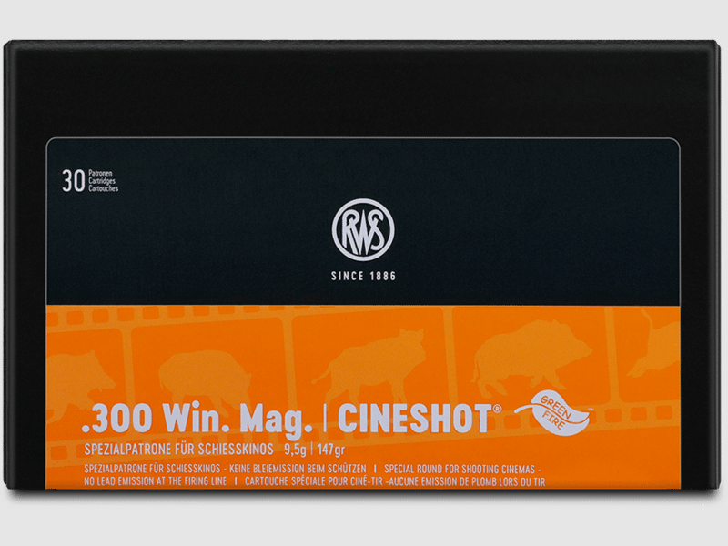 .300 Win. Mag. RWS Cineshot 9.5g. / 147grs.