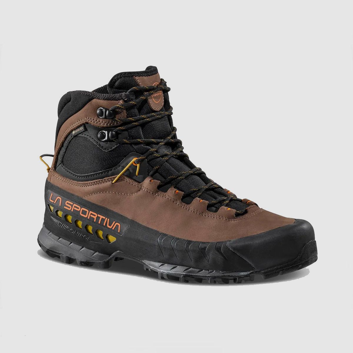 BOOTS – MEN – LA SPORTIVA – TX5 GTX Coffee/Tiger, image 1 of 7