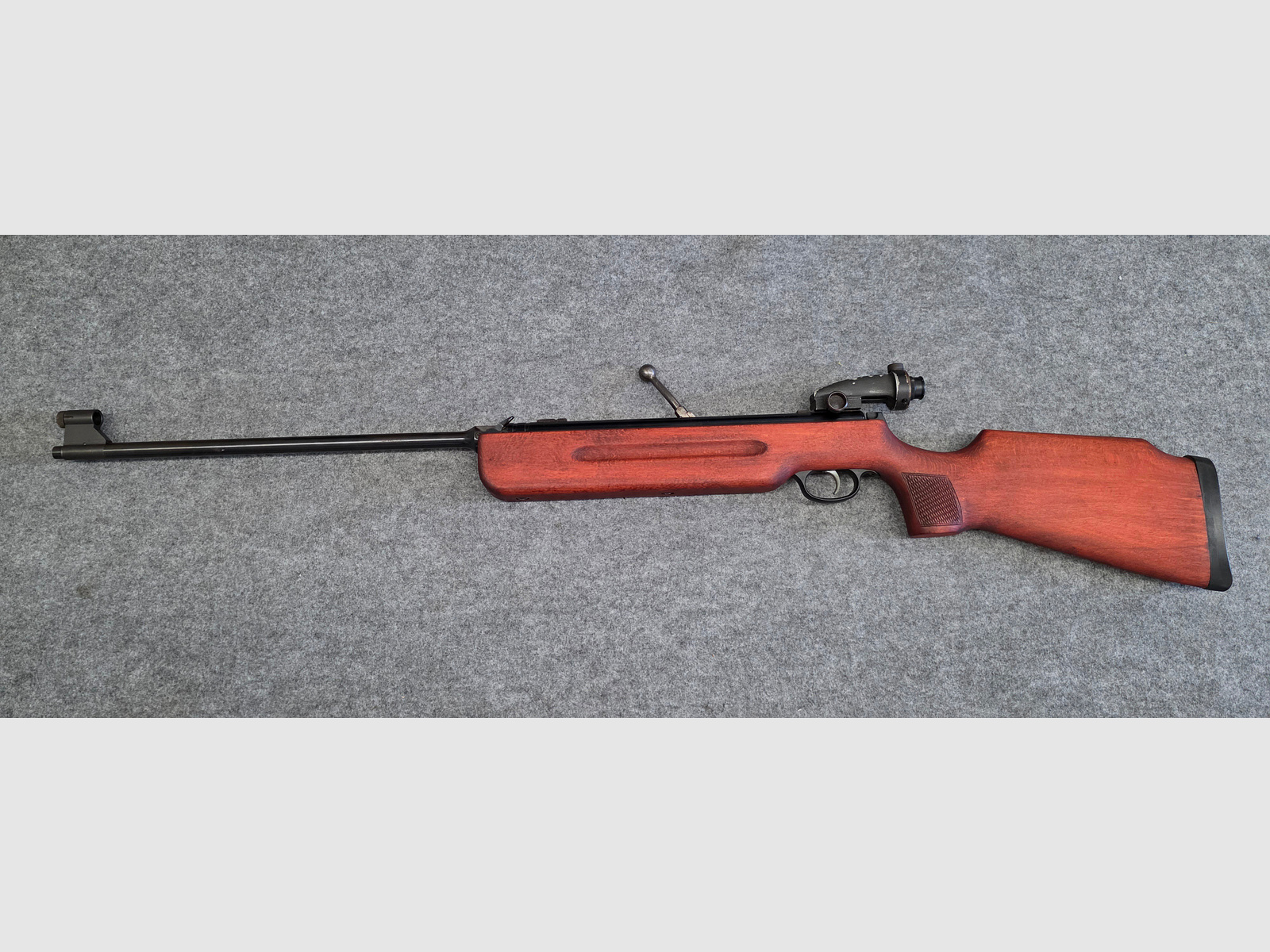 Q1 Slanted grain tunnel holder Haenel Mod. 3.112 with diopter and fine trigger loader cal. 4.5mm Diabolo 311 - 2