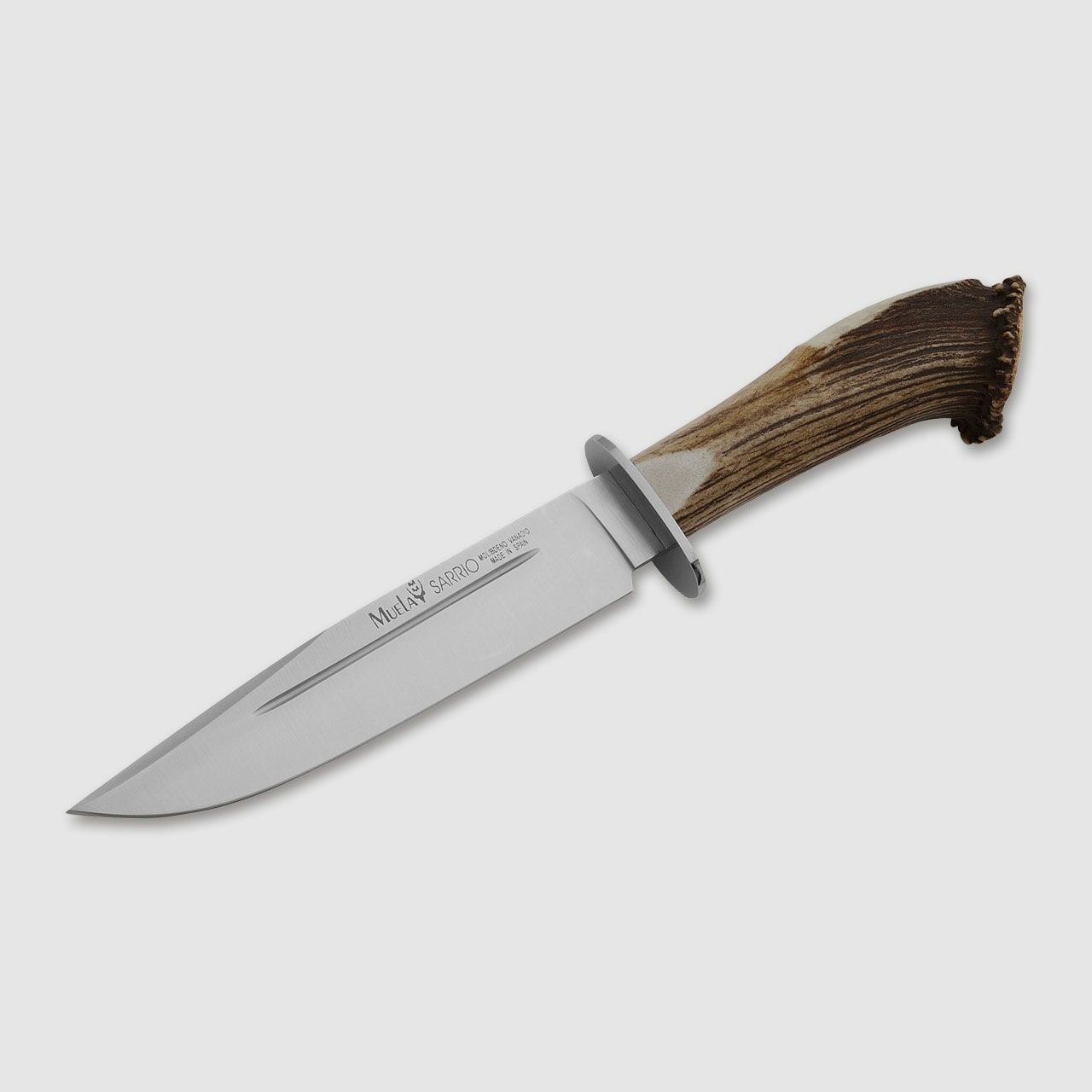 Bowie Sarrio-19S Bowiemesser mit Hirschhorngriff