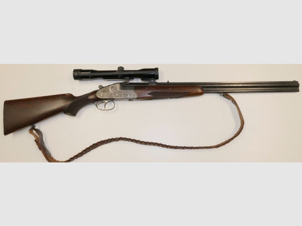 Merkel E313 mit jagdlichen Tiergravuren