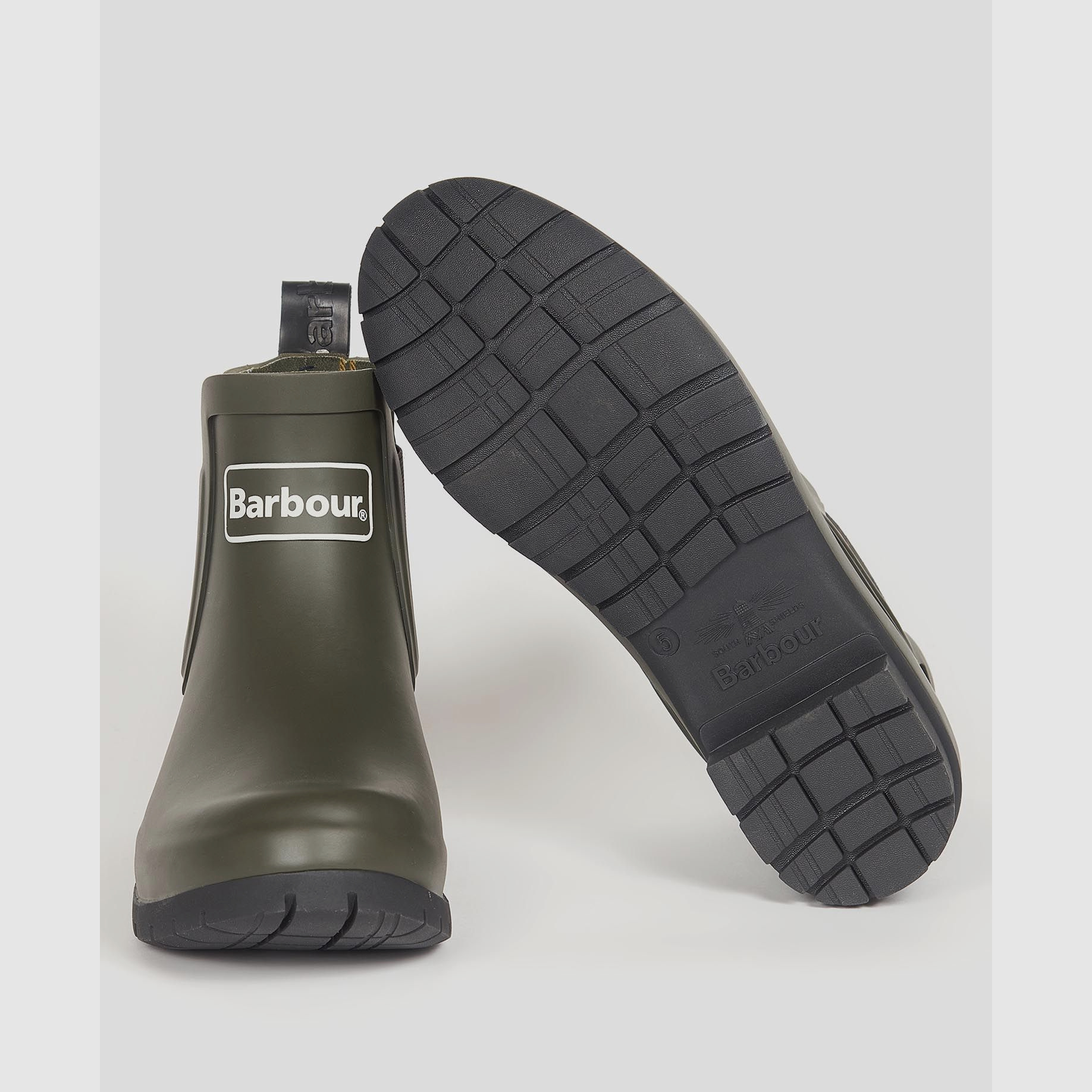 Barbour Kingham Tartan Gummistiefel kurz