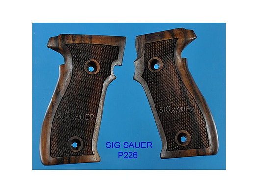 Nussbaum-Griffschalen für Pistole Sig Sauer P226