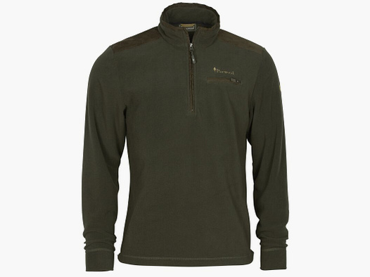 Pinewood Herren Fleecepullover Smaland Hunters Half-Zip H.Brown