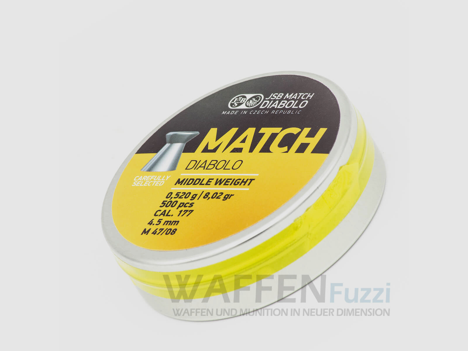 JSB Match Diabolo Kaliber 4,5mm Flachkopf Mittel Gewicht 0,52g