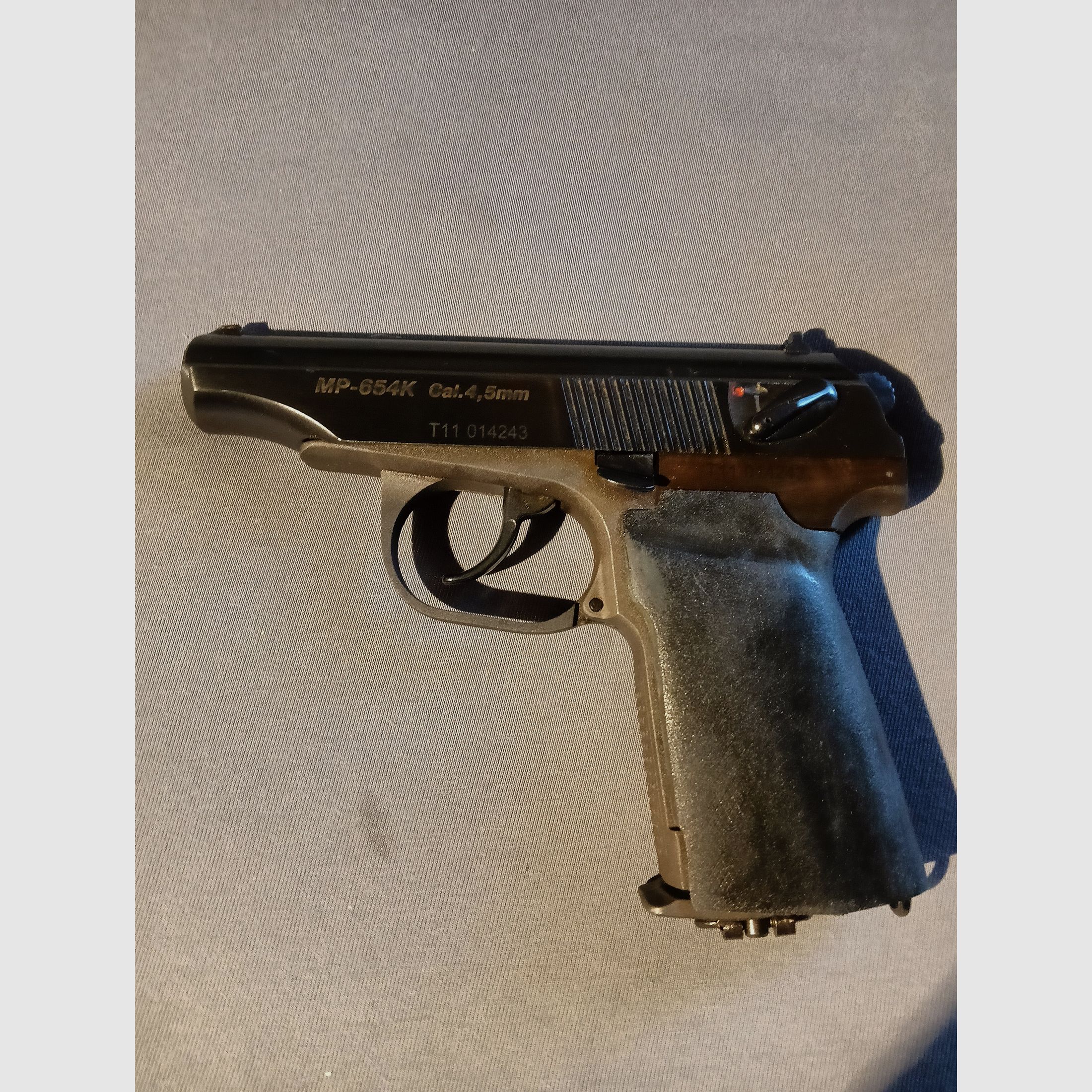 Baikal MP 654 K Makarov, T11, CO2 4,5 mm BB, funziona perfettamente in buone condizioni TOP