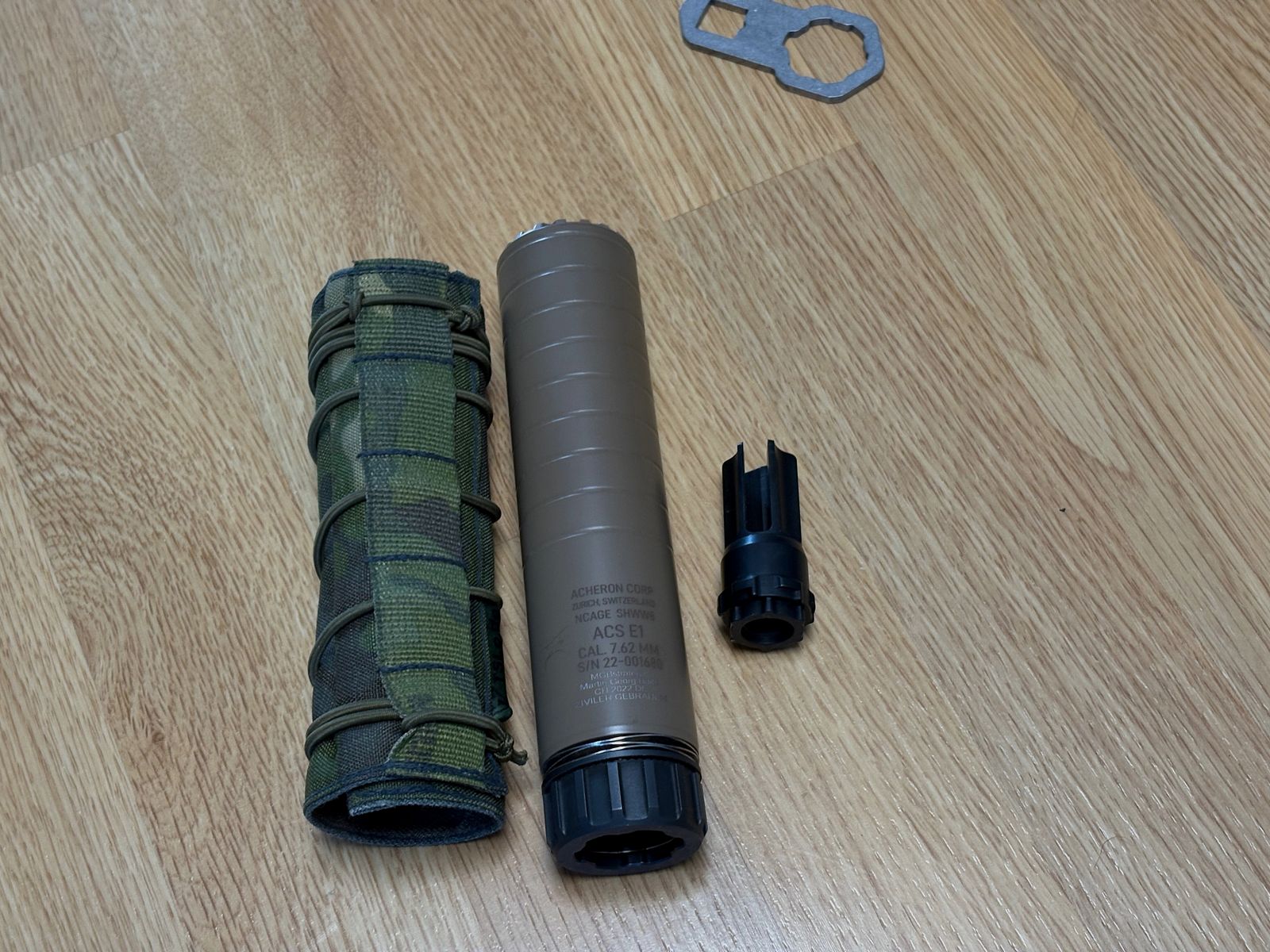 Acheron  ACS E1 Schalldämpfer Cal. 7.62