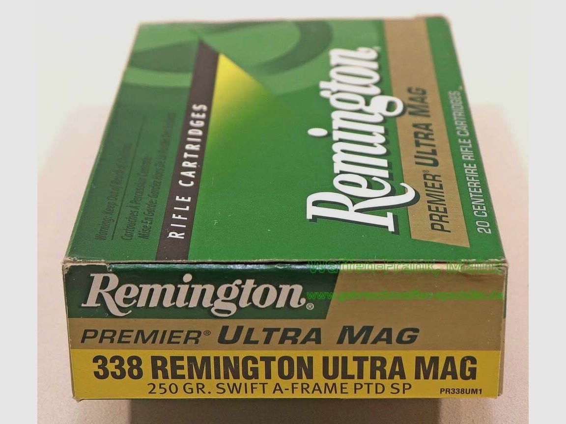 Remington - USA Cartucce per fucile / Premier .338 Rem Ultra Mag