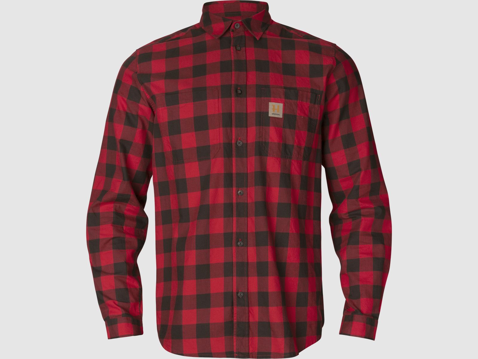 Härkila Hemd Scandinavian in Red Check