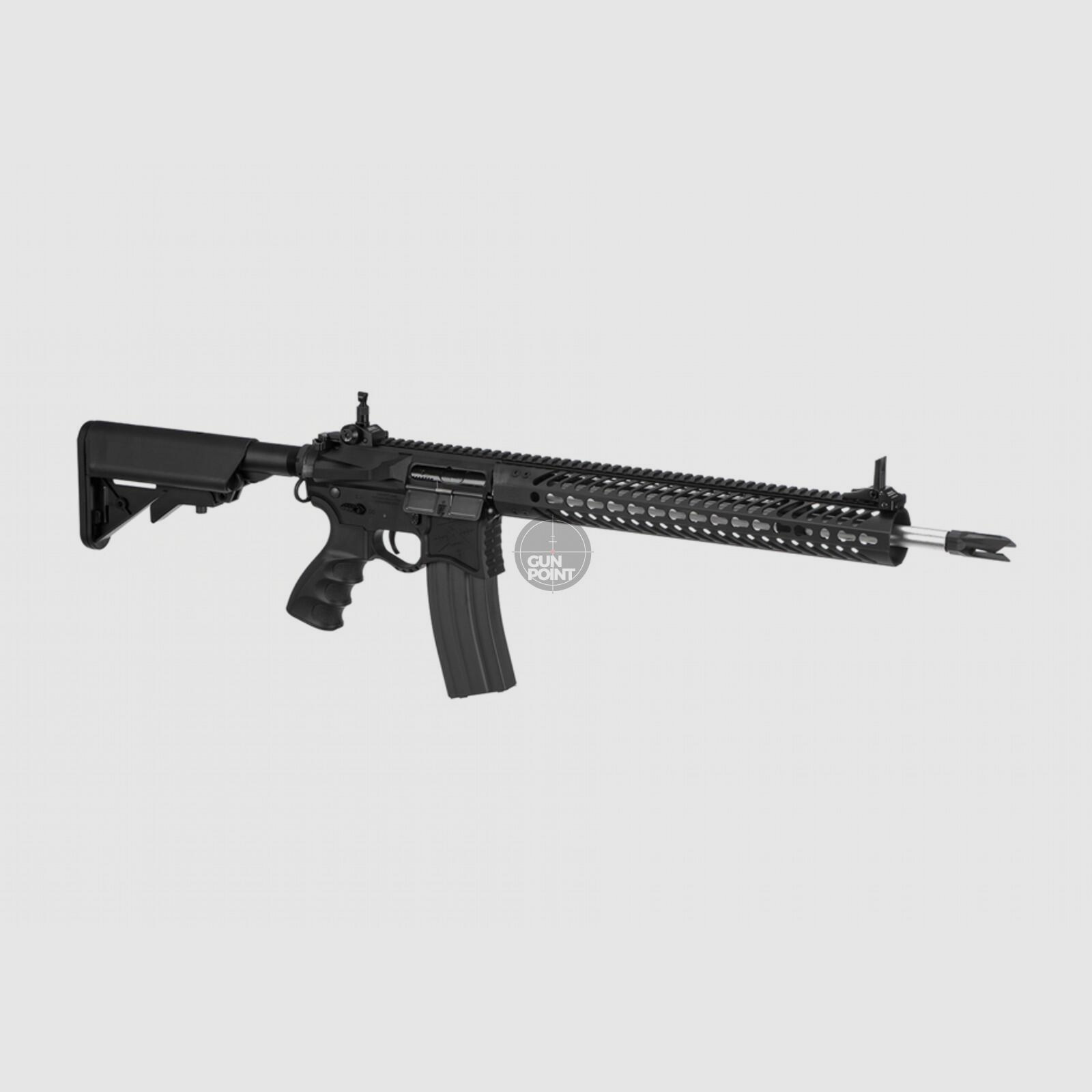 Softair - Gewehr - G & G - Seekins Precision AR15 SBR8 - ab 18, 0,5 J -Schwarz