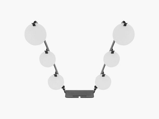 Cible métallique multi-gongs en V Wosport