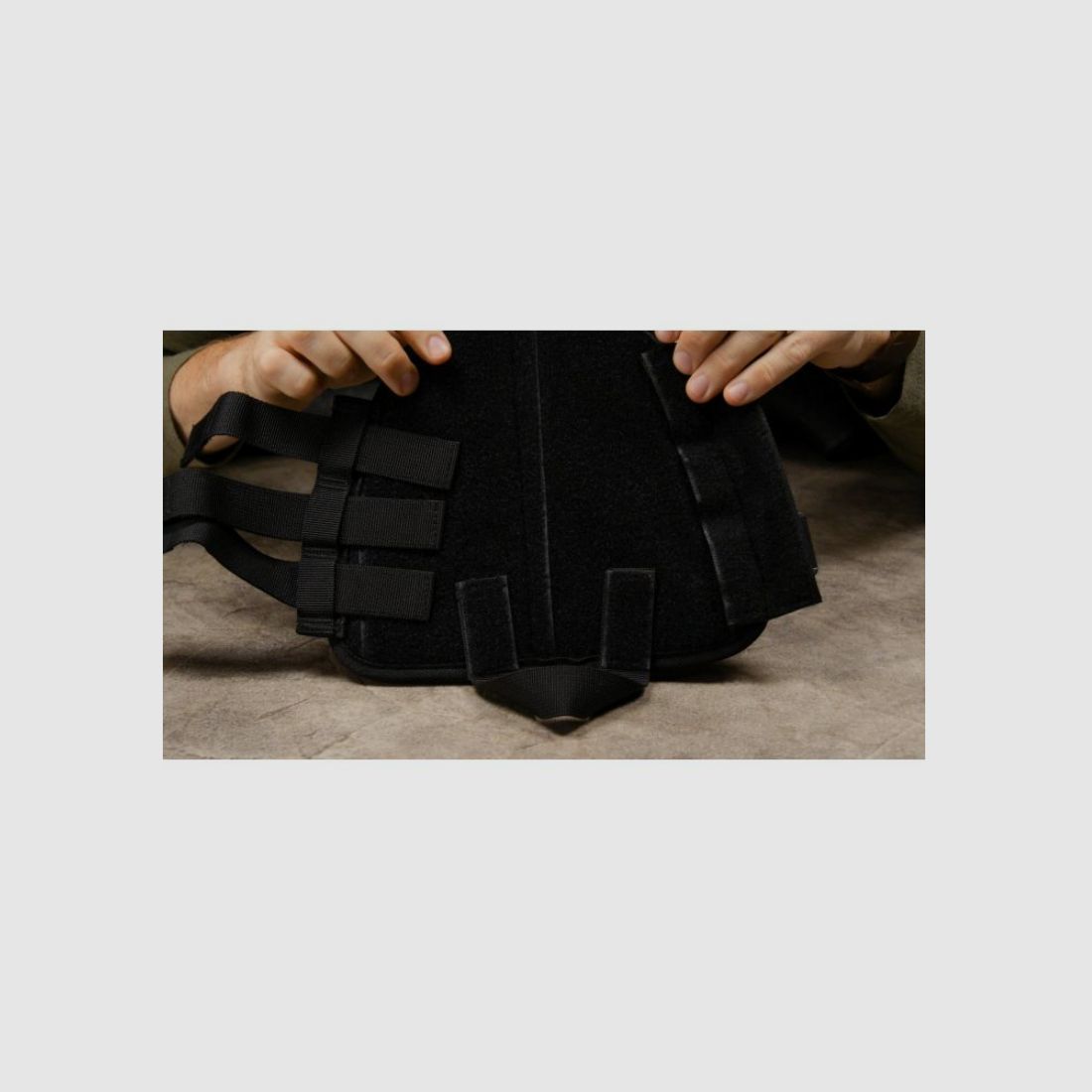 Quake Patron Case Stocker II includes 14 cartridge Velcro pads 29-A04933