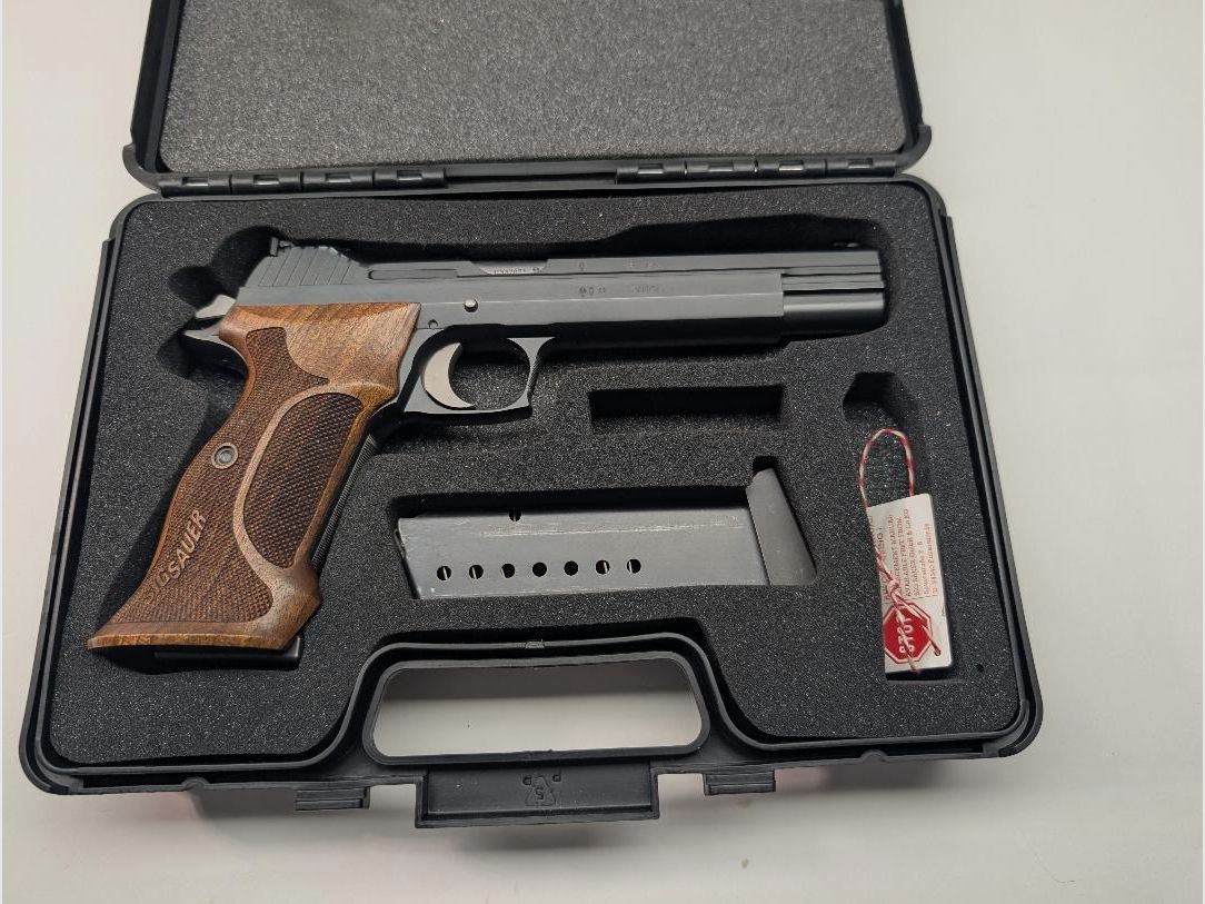 6" SIG Sauer P210 Super Target 9mm Luger like new, image 3 of 10