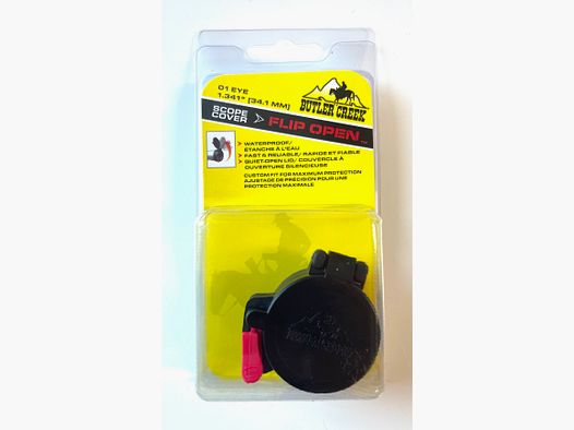 Butler Creek MO020010 Flip Open Scope Cover Okular Klappdeckel für ZF 01 EYE 34,1mm