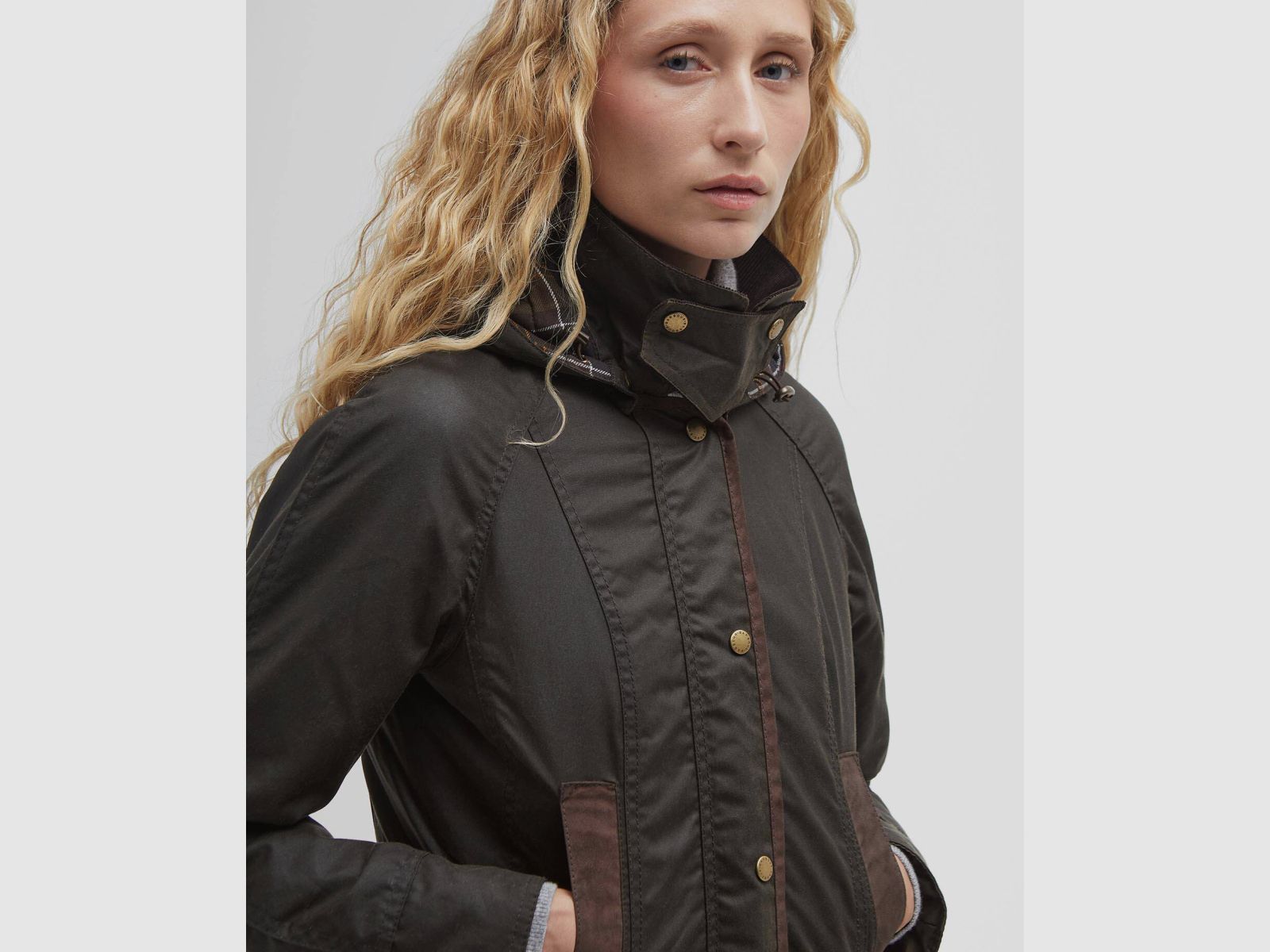 BARBOUR Chaqueta encerada Bower Oliva