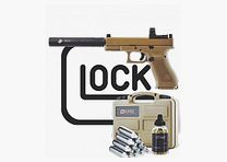 Pack Glock 19X MOS - Bille acier 4.5mm