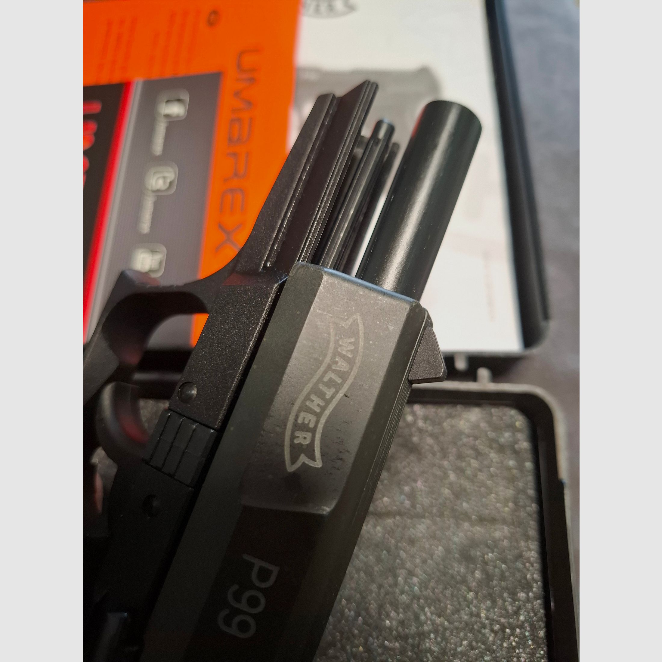 Walther P99  PTB 762  9mm P.A.K.  " NEU"