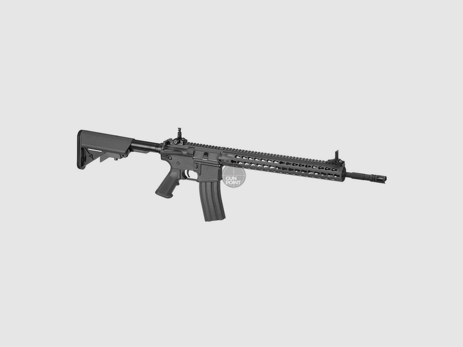 Softair - Gewehr - G&G CM15 KR APR 14.5 Inch S-AEG-Grau - ab 18, ber 0,5 Joule