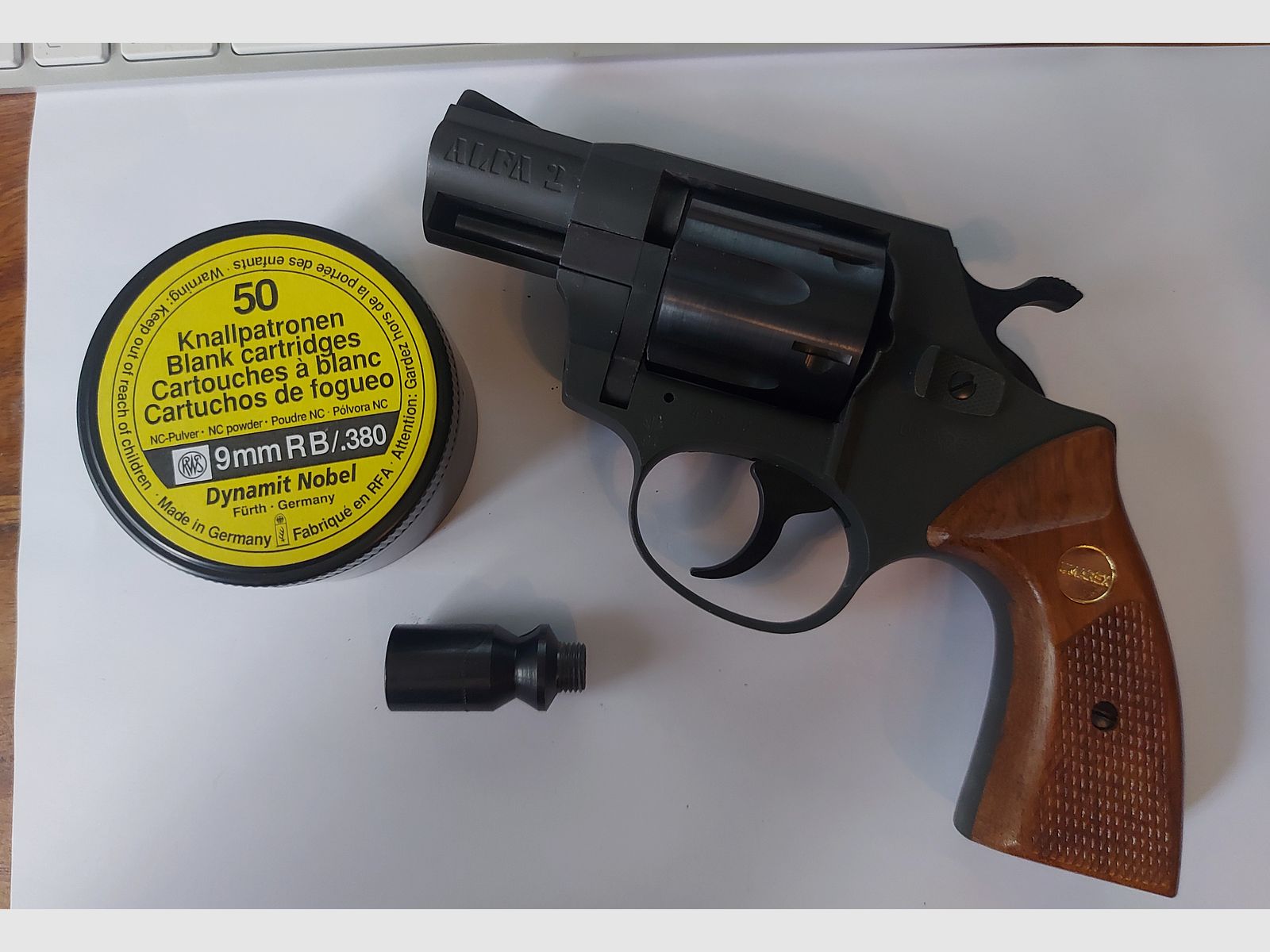 ALFA 2 Revolver Umarex 9mm PTB 593 RARO / RARO / COLLEZIONISTA