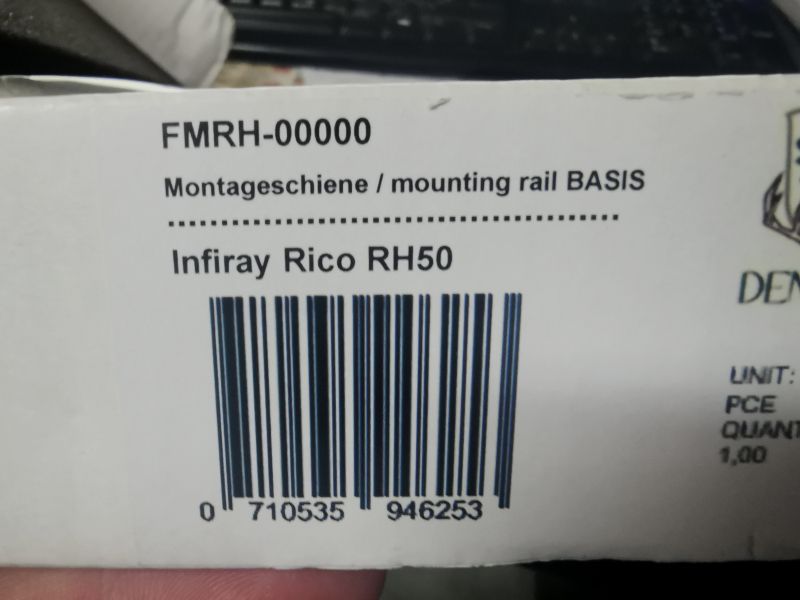 Dentler Montageschiene für Infiray Rico