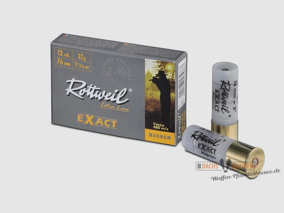 Rottweil Exact Magnum 12/76 SLUG FLG 32g 5 disparos