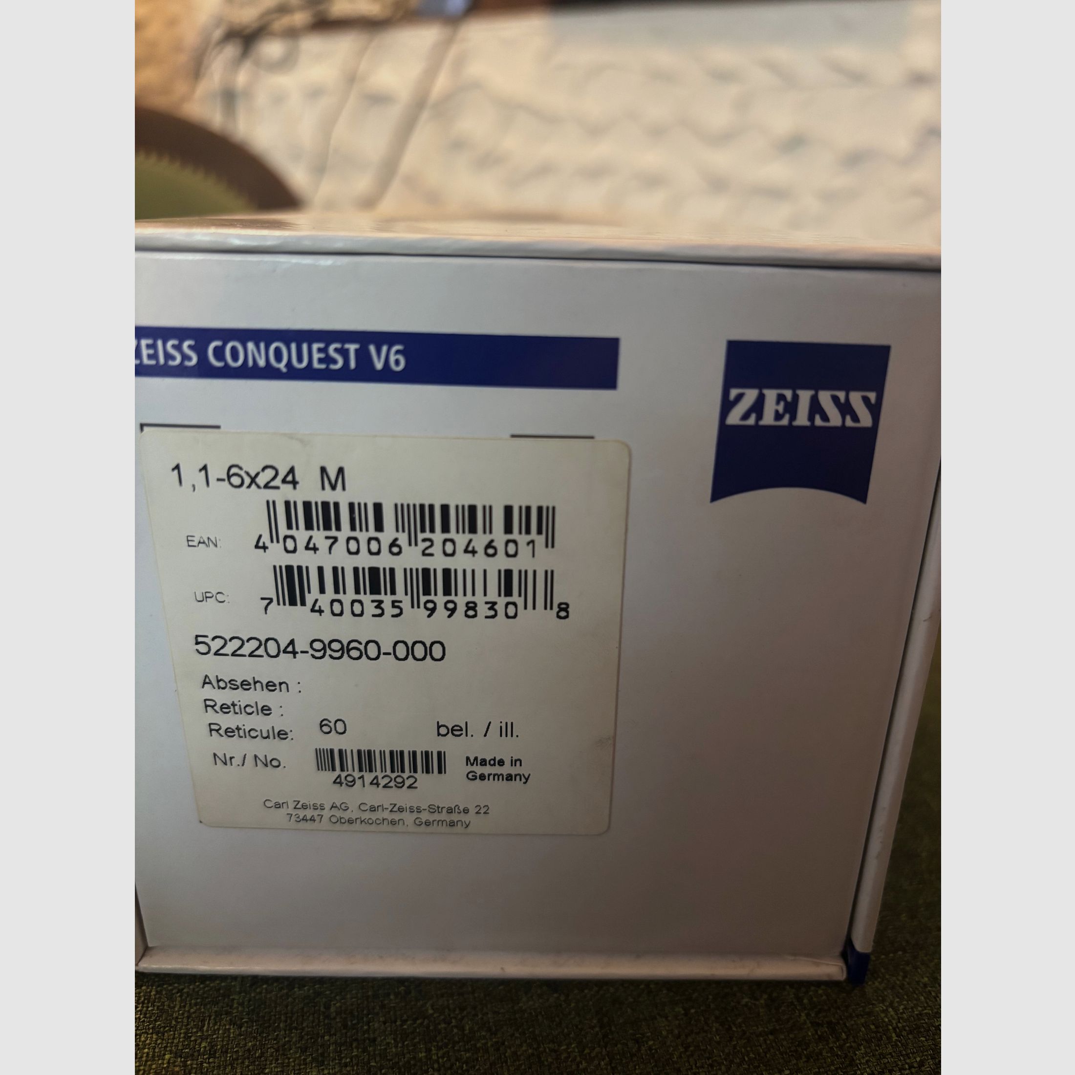 Zeiss Conquest V6 1.1-6x24