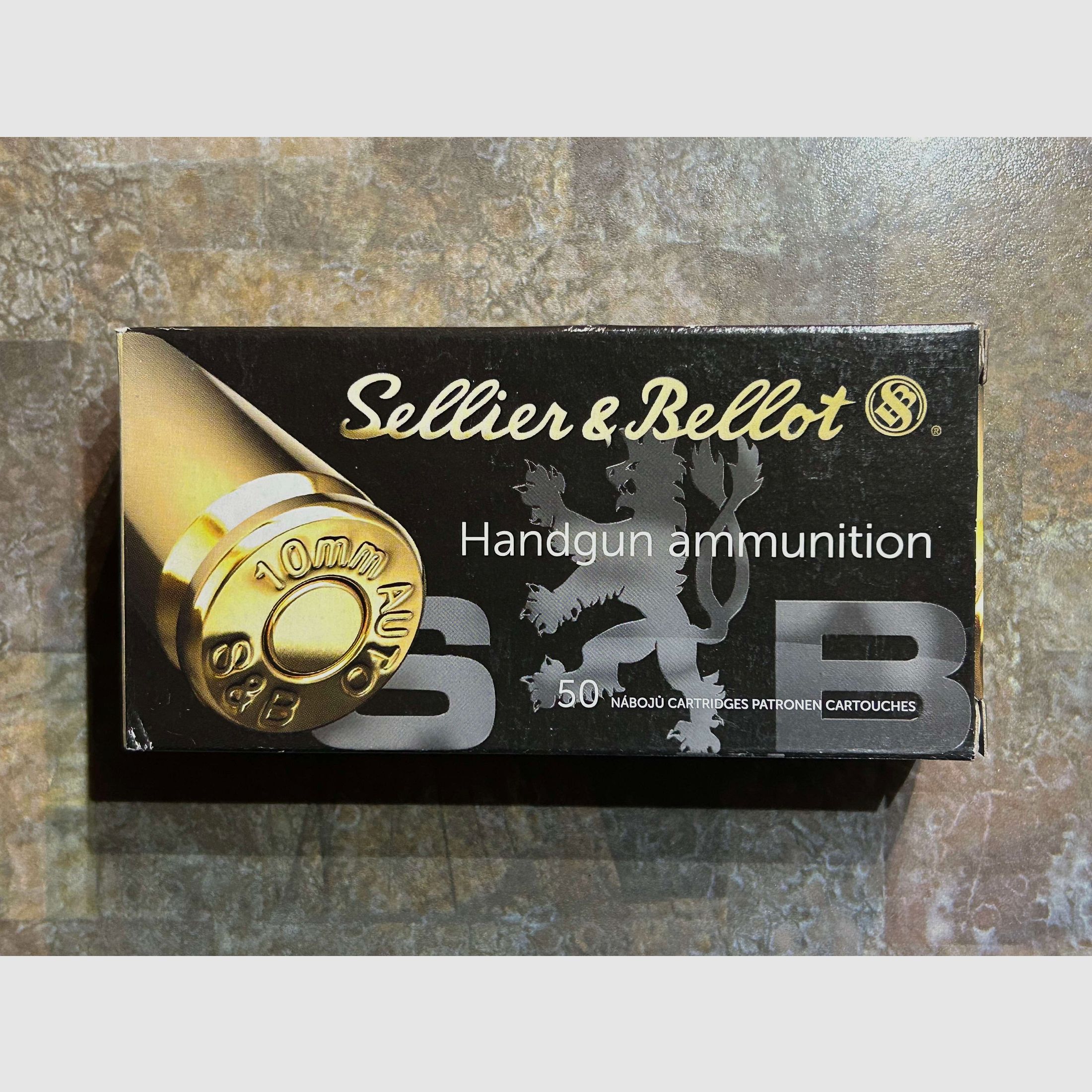 Sellier & Bellot 10mm Auto Munitie 180grs 11.7g 50 rds *NEU*