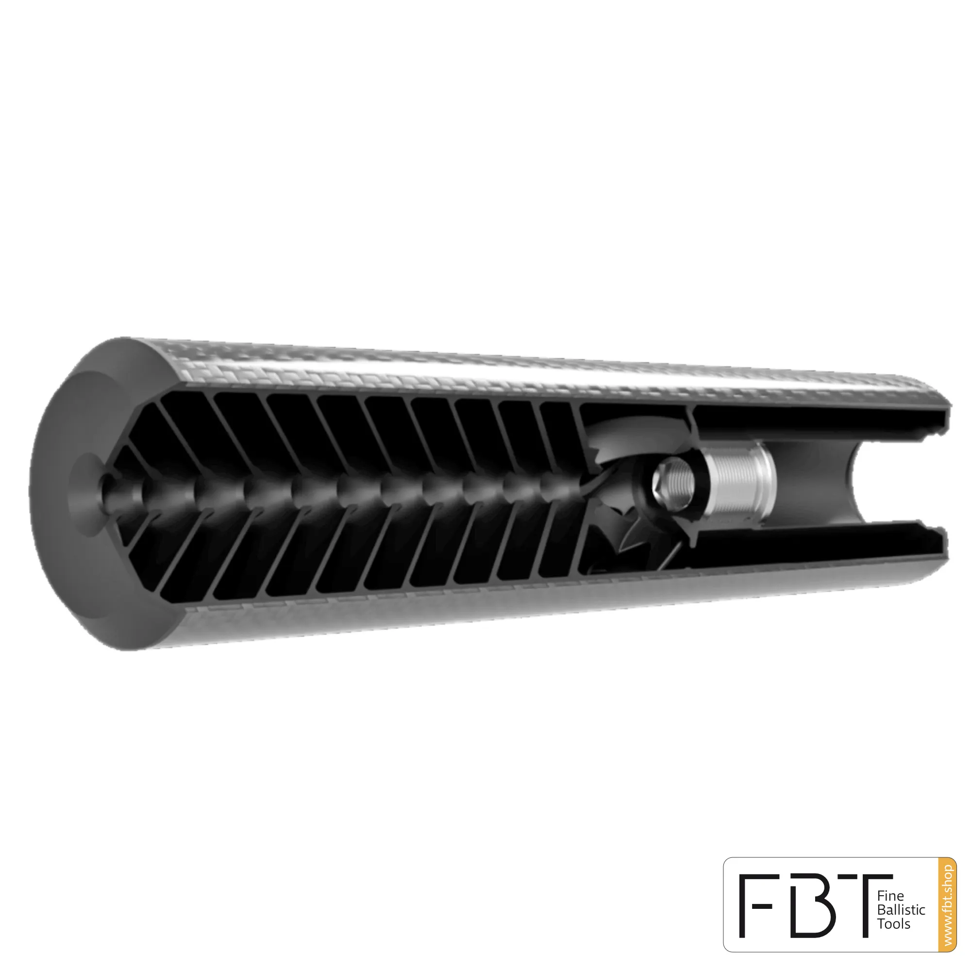 Schalldämpfer INCA 50TI OBS | Over Barrel | FBT Engineering, Bild 3 von 5