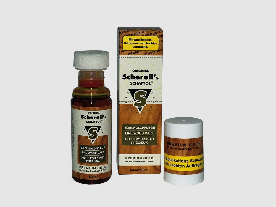 Scherell's SCHAFTOL Natural stock oil, liquid – Gold 50 ml, image 1 of 2