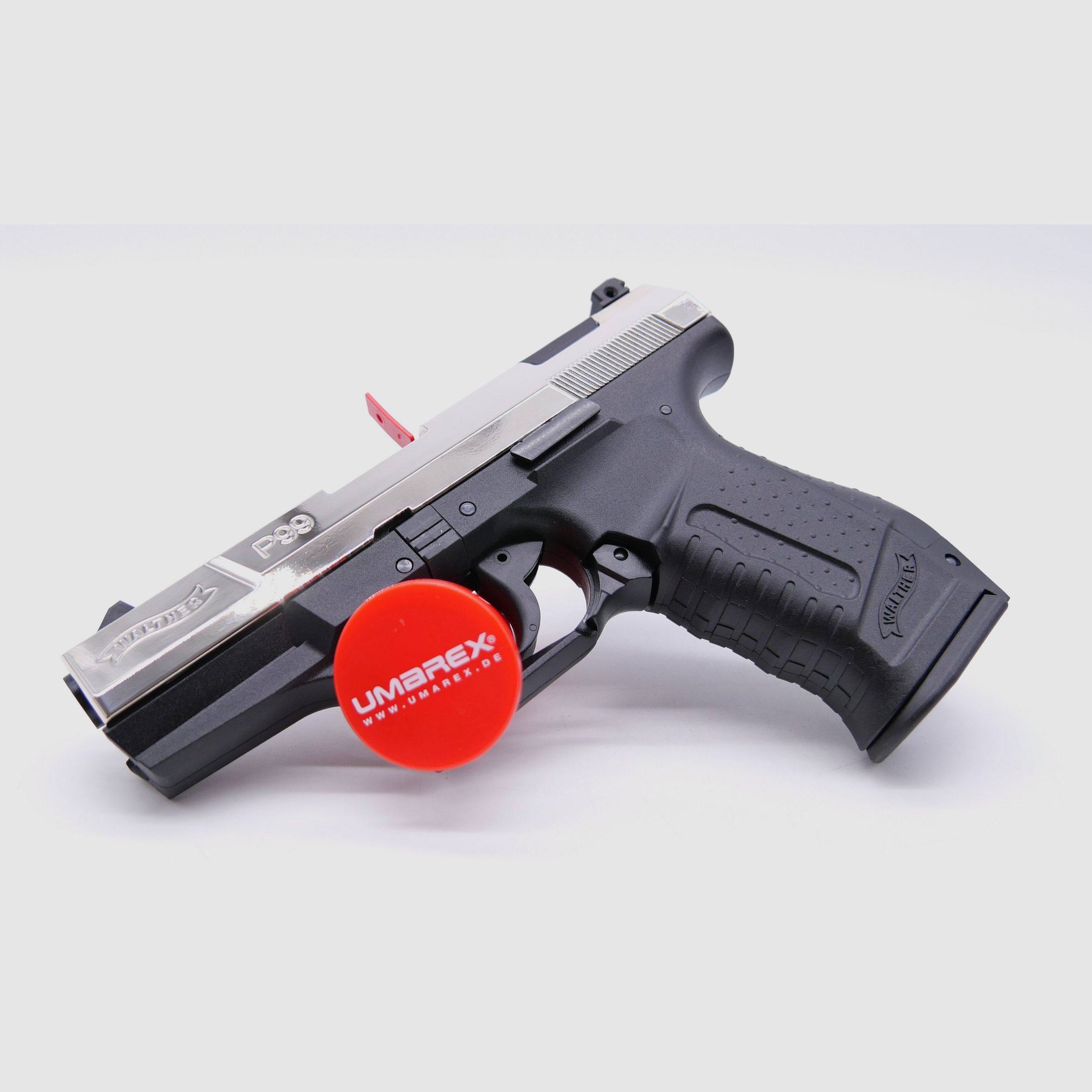 Umarex 312.02.07 Walther Schreckschusspistool P99 SV NKL 9mm PAK Pyro