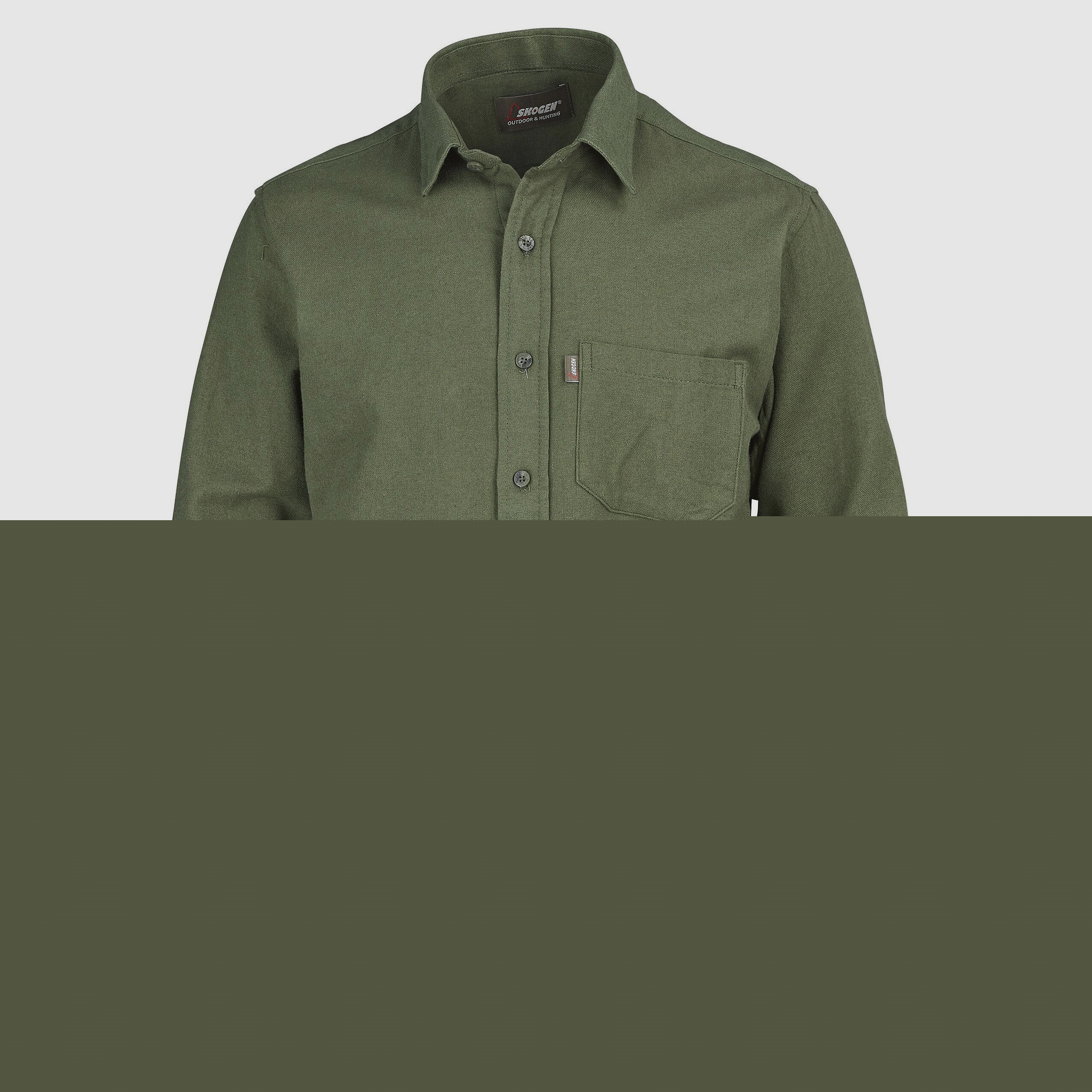 Skogen Langarmhemd Basic Flanell