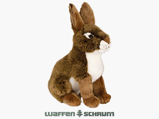 AKAH Plüschtier Hase sitzend 30cm