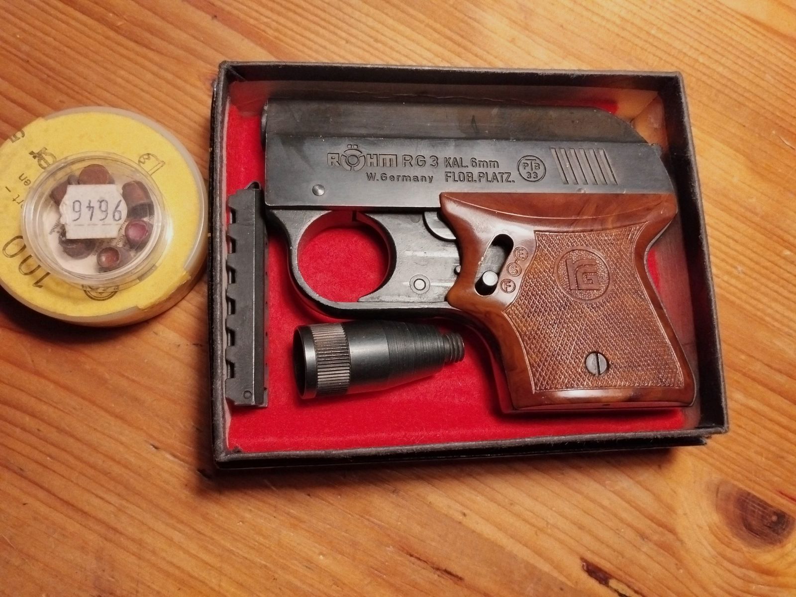 Röhm RG3 6 mm mit Sylvester Abschlussbecher