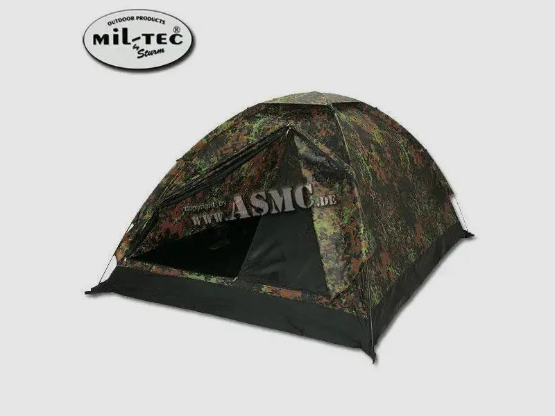 Mil-Tec Mil-Tec Tente Iglu Standard pour Trois Personnes - Flecktarn