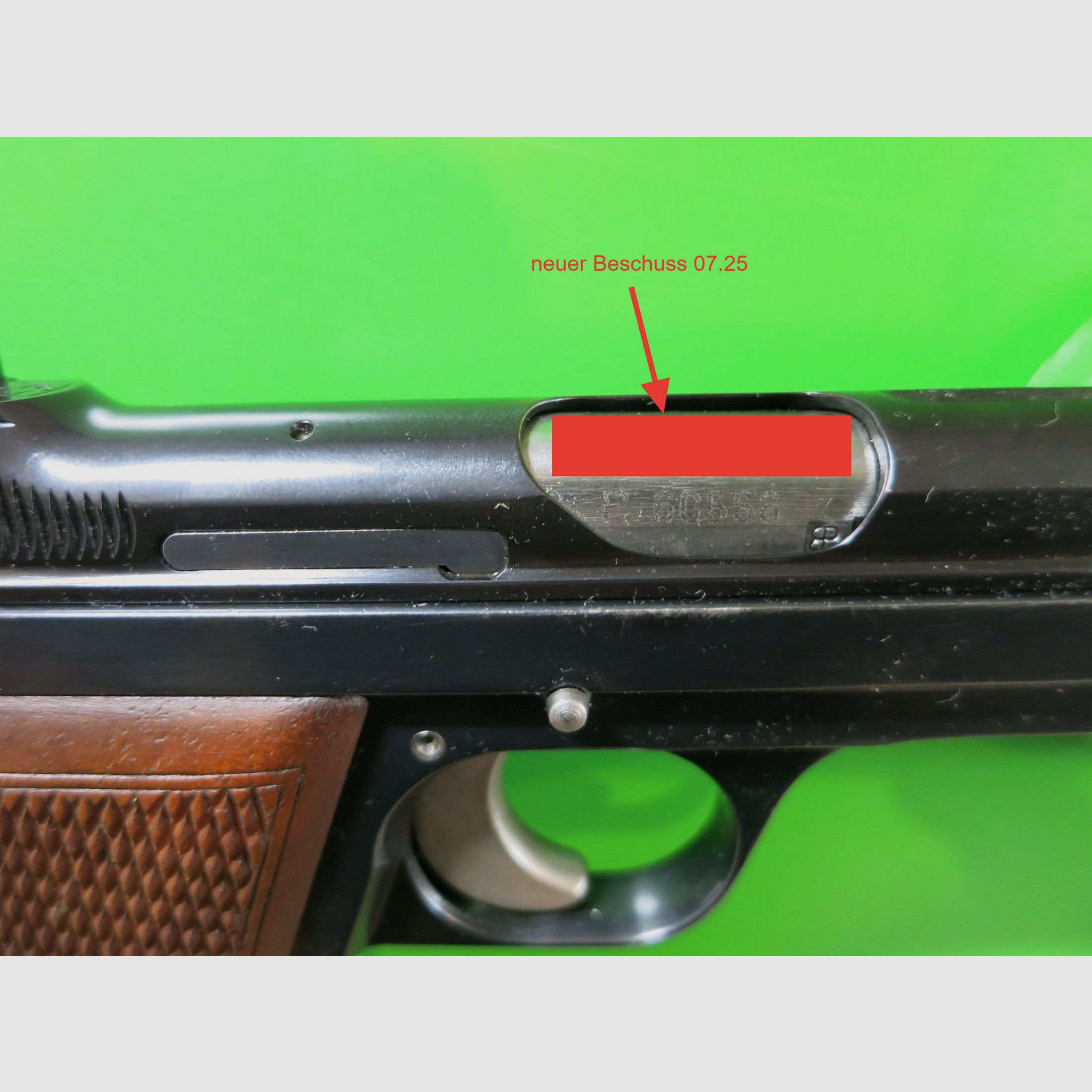 Halbautomatische Pistole SIG P210, Pistole 49 Kal. 9mm Luger      #44-