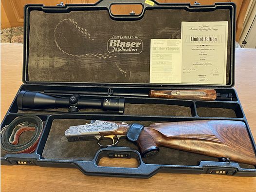 BLASER K77 cal.30R Blaser mit ZF Zeiss 7x50 Absehen 4 Leuchtpunkt, wie neu