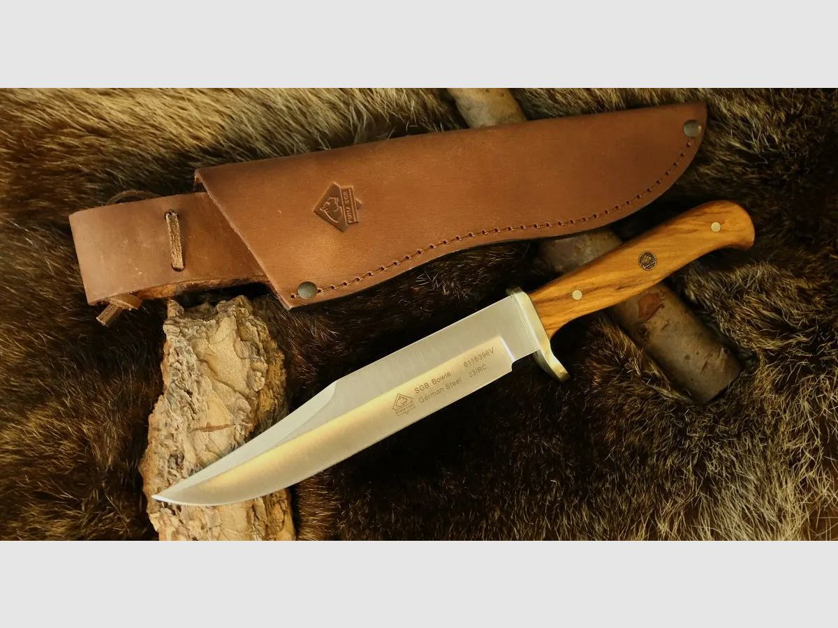 Puma SGB bowie, Olivenholz