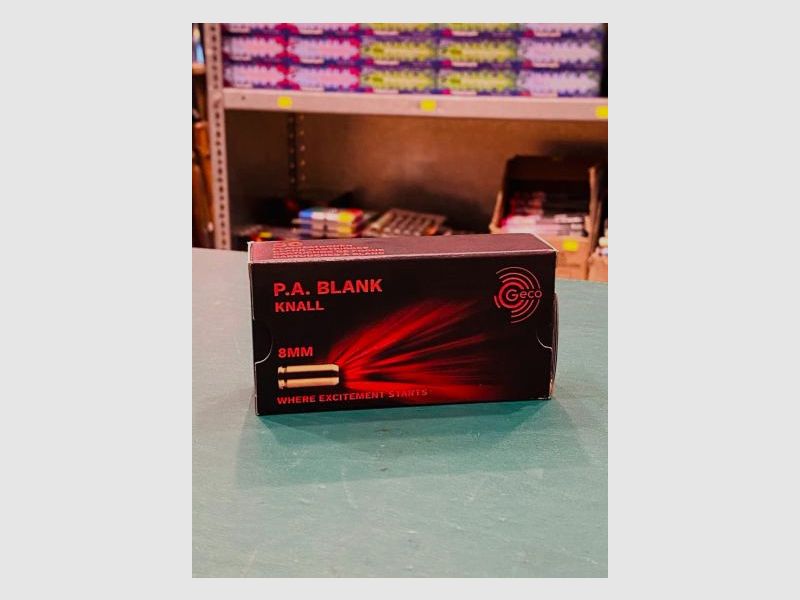 Geco cartucce a salve cal. 8 mm K. - 50 colpi